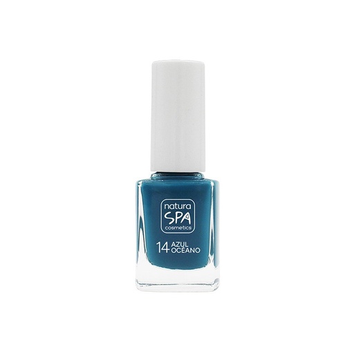 [30341] ESMALTE UÑAS 14 AZUL OCEANO NATURASPA