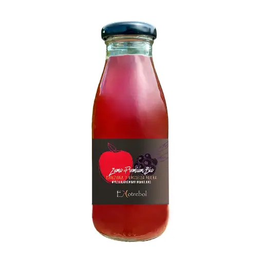 [30431] ZUMO DE MANZANA Y GROSELLA NEGRA BIO 250ML EKOTREBOL