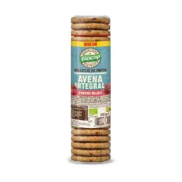 GALLETA COPOS DE AVENA INTEGRAL CON FRUTOS ROJOS 250G BIOCOP