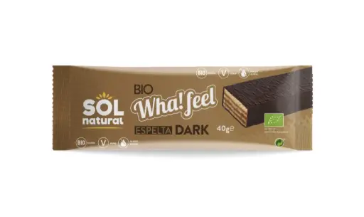 [30631] WHA! FEEL SNACK BAÑADO ESPELTA Y CACAO 30G SOL NATURAL