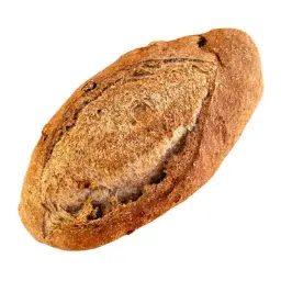 PAN OVAL TRIGO INTEGRAL PASAS Y NUECES 500G ECOHORNO