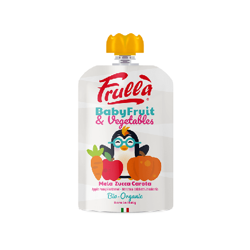 [30656] PURÉ DE MANZANA, CALABAZA Y ZANAHORIA 100G BABY FRULLA BIO