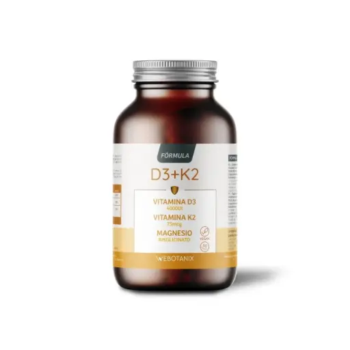 [30698] VITAMINA D3+K2+Mg 60 CAP WEBOTANIX