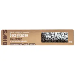TURRON DE COCO Y CHOCOLATE SIN AZUCAR NI EDULCORANTES AÑADIDOS 150G ARTIPA