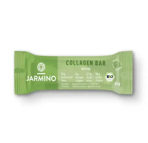 [30752] BARRITA DE COLÁGENO Y PROTEICA DE MATCHA 55G JARMINO