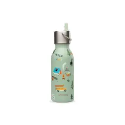BOTELLA ISOTÉRMICA KIDS CON BIBERON YOSEMITE VERDE 350ML QWETCH