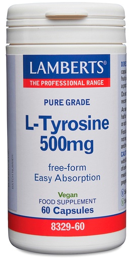 [30932] L-TIROSINA 500MG LAMBERTS