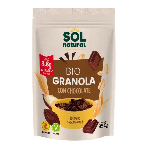 [30934] GRANOLA DE AVENA CON CHOCOLATE SIN GLUTEN 350G BIO SOL NATURAL