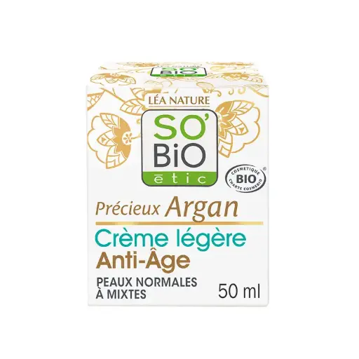 [31035] CREMA DÍA ANTIEDAD ÁCIDO HIALURÓNICO & ARGÁN 50ML SOBIO