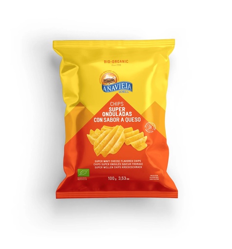 [31140] PATATAS FRITAS SUPERONDULADAS SABOR QUESO 100G AÑAVIEJA