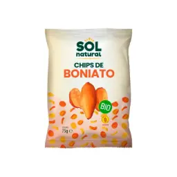 CHIPS VEGETALES DE BONIATO 75G SOL NATURAL