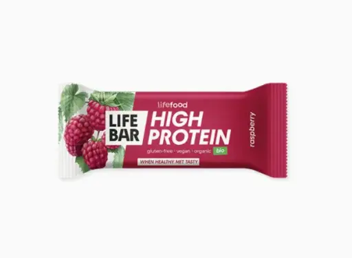 [31149] BARRITA DE PROTEÍNA SABOR FRAMBUESA 40G LIFEBAR