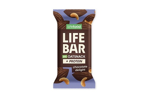 [31153] BARRITA PROTEICA DE AVENA Y DELICIAS DE CHOCOLATE 40G LIFEBAR