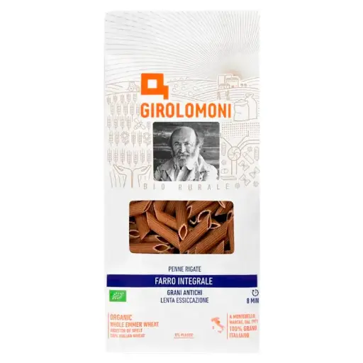 [31172] PENNE RIGATE DE ESPELTA INTEGRAL 500G GIROLOMONI