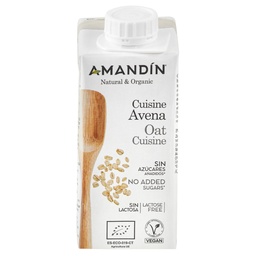 CREMA COCINA CUISINE AVENA 200ML AMANDIN