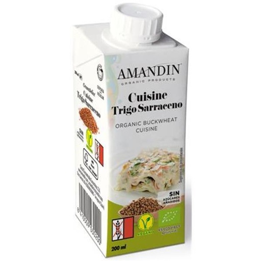 [31204] CREMA CUISINE TRIGO SARRACENO 200ML AMANDIN