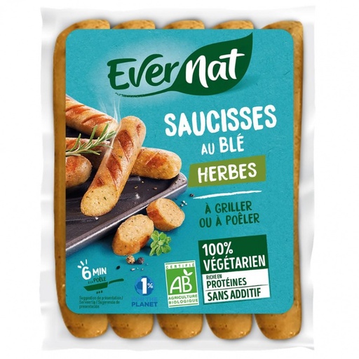 [31232] SALCHICHAS DE HIERBAS 200G EVERNAT