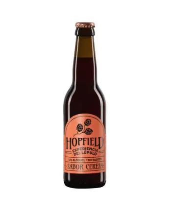 [31298] REFRESCO SIN ALCOHOL SABOR CEREZA 33CL HOPFIELD