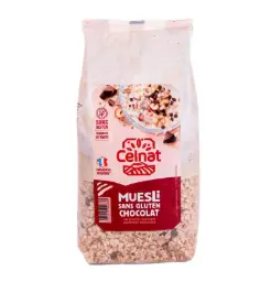 MUESLI PROTEICO DE CHOCOLATE 375G CELNAT