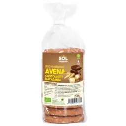 GALLETAS DE AVENA CON CHOCOLATE Y MACADAMIA 200G SOL NATURAL