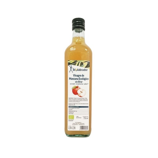 [31378] VINAGRE DE MANZANA SIN FILTRAR 750ML BIOLABRADOR