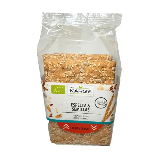 [31379] CRACKERS DE ESPELTA Y SEMILLAS 200G KARGS