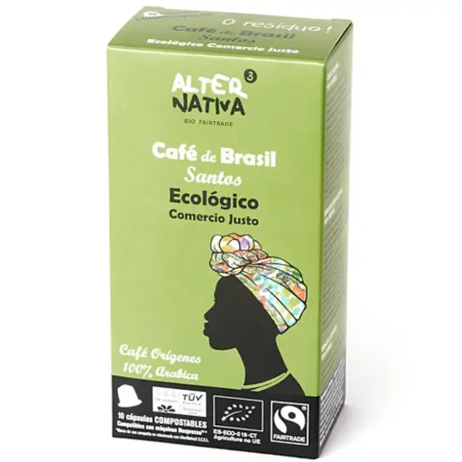 [31395] CAFÉ CÁPSULAS DE BRASIL SANTOS 5G X10CAPS ALTERNATIVA 3