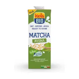 BEBIDA VEGETAL DE AVENA MATCHA 1L ISOLA BIO