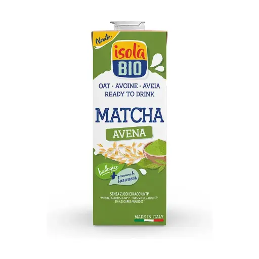 [31431] BEBIDA VEGETAL DE AVENA MATCHA 1L ISOLA BIO