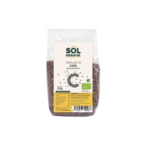 [31438] SEMILLAS DE CHIA 250G SOL NATURAL 
