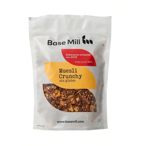 [31552] MUESLI CRUNCHY DE CACAO SIN GLUTEN 350G - BASEMILL