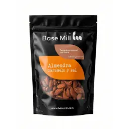 ALMENDRA CON CARAMELO Y SAL 400G - BASEMILL