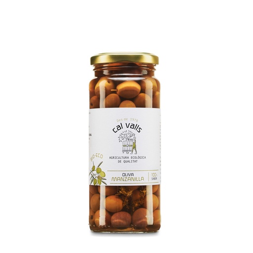 [31563] ACEITUNAS MANZANILLA VERDE 350G - CAL VALLS 