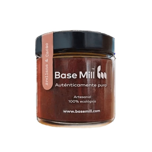 [31590] CREMA FINA DE AVELLANAS Y CACAO VIDRIO 200G - BASEMILL