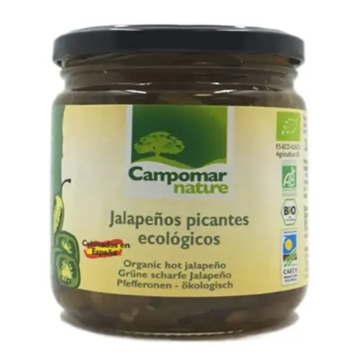 [31601] PIMIENTO JALAPEÑO EN RODAJAS 350G - CAMPOMAR