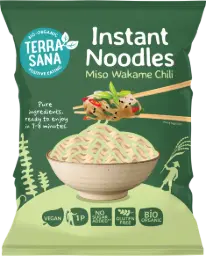 FIDEOS INSTANTANEOS CON MISO, WAKAME Y CHILE 90G - TERRASANA 
