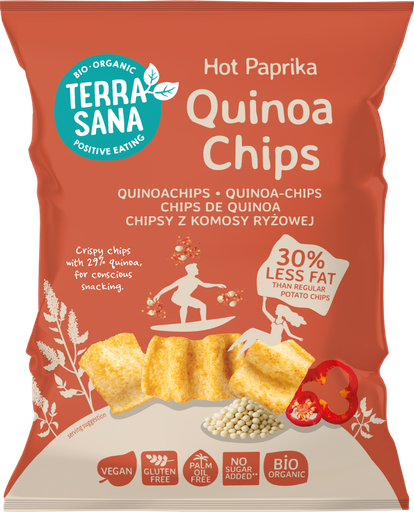 [31611] CHIPS DE QUINOA CON PAPRIKA  75G - TERRASANA 