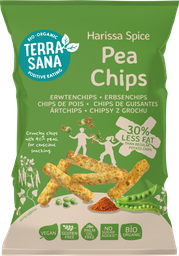 CHIPS DE GUISANTES CON HARISSA 75G - TERRASANA 