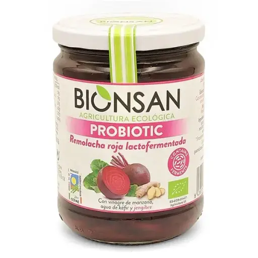 [31620] REMOLACHA ROJA LACTOFERMENTADA CON JENGIBRE 420G - BIONSAN
