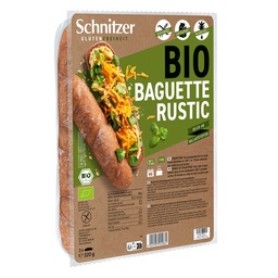 PAN BAGUETTE RUSTICO SIN GLUTEN 320 G - SCHNITZER