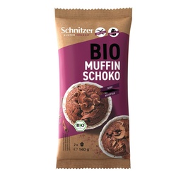 MUFFINS CHOCOLATE NEGRO SIN GLUTEN 140G - SCHNITZER 