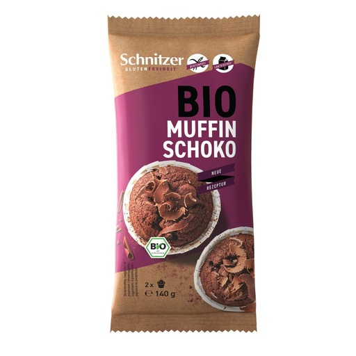 [31639] MUFFINS CHOCOLATE NEGRO SIN GLUTEN 140G - SCHNITZER 