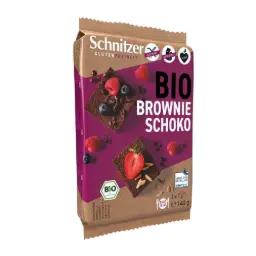BROWNIE CHOCOLATE NEGRO SIN GLUTEN 140G - SCHNITZER  