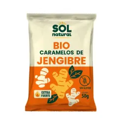 CARAMELOS DE JENGIBRE 50G - SOL NATURAL