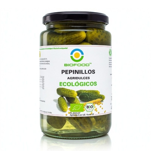 [31684] PEPINILLOS AGRIDULCES 700G - BIOFOOD