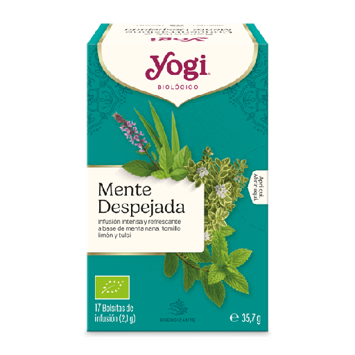 [31736] INFUSION MENTA DESPEJADA DE MENTA, TOMILLO Y TULSI 34G - YOGI TEA   