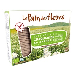 PAN CRUJIENTE TRIGO SARRACENO SIN GLUTEN 300G PAIN DES FLEURS