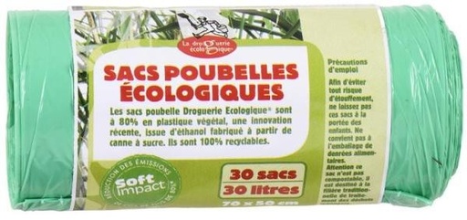 [9294] BOLSAS BASURA 30L 30u DROGUERIE ECO