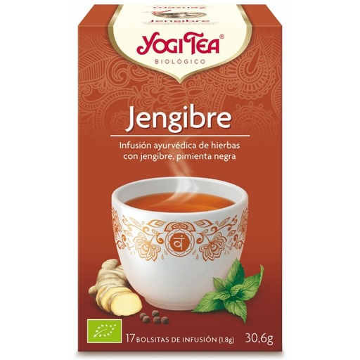 [12096] INFUSIÓN JENGIBRE 17UD YOGI TEA