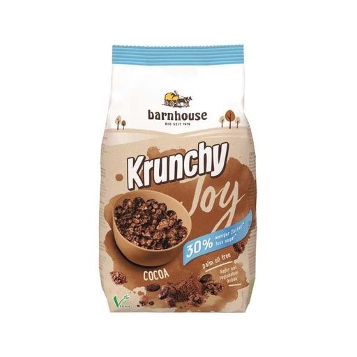 [18383] MUESLI KRUNCHY JOY CACAO 375G BARNHOUSE